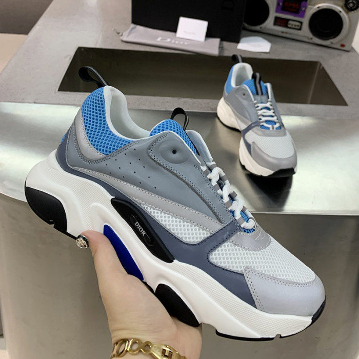 Dior Womens Shoes Sneakers Luxury Brand B22 Sneakers with Original Box Unisex Design