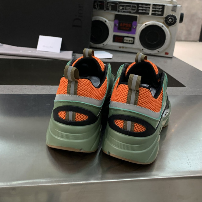 Dior Womens Shoes Sneakers Luxury Brand B22 Sneakers with Original Box Unisex Design