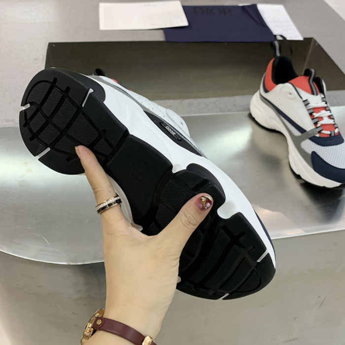 Dior Womens Shoes Sneakers Luxury Brand B22 Sneakers with Original Box Unisex Design