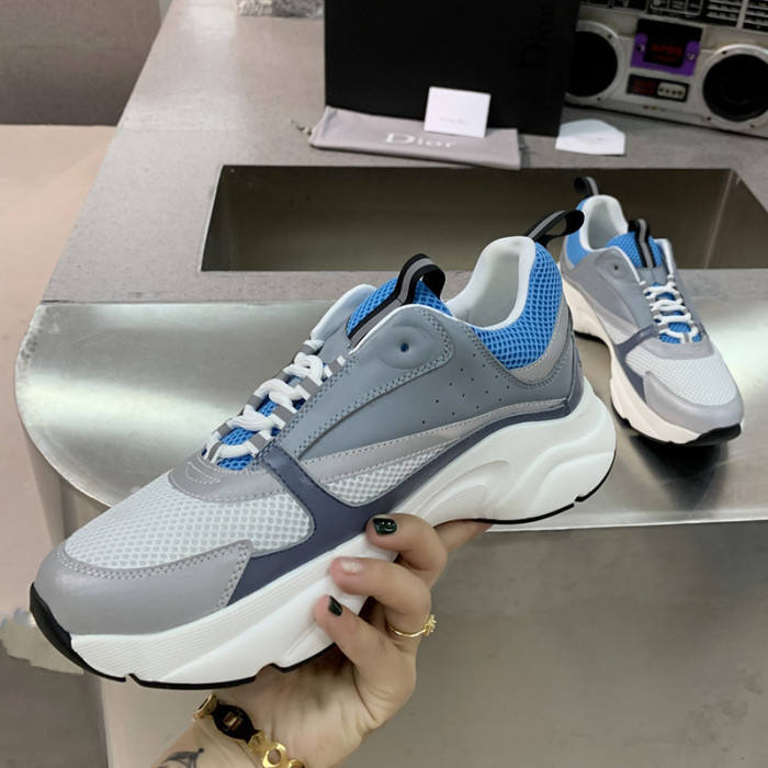 Dior Womens Shoes Sneakers Luxury Brand B22 Sneakers with Original Box Unisex Design
