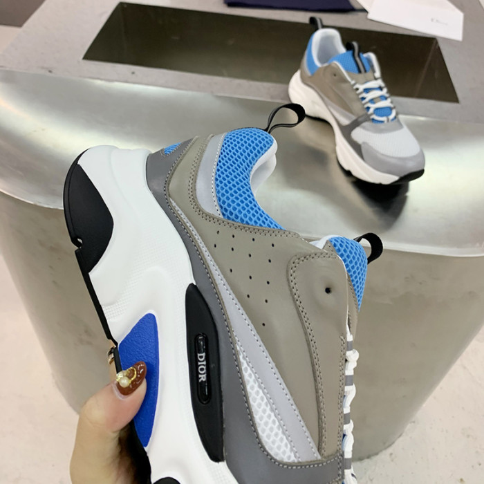 Dior Womens Shoes Sneakers Luxury Brand B22 Sneakers with Original Box Unisex Design