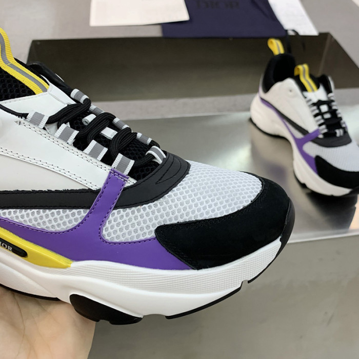 Dior Womens Shoes Sneakers Luxury Brand B22 Sneakers with Original Box Unisex Design