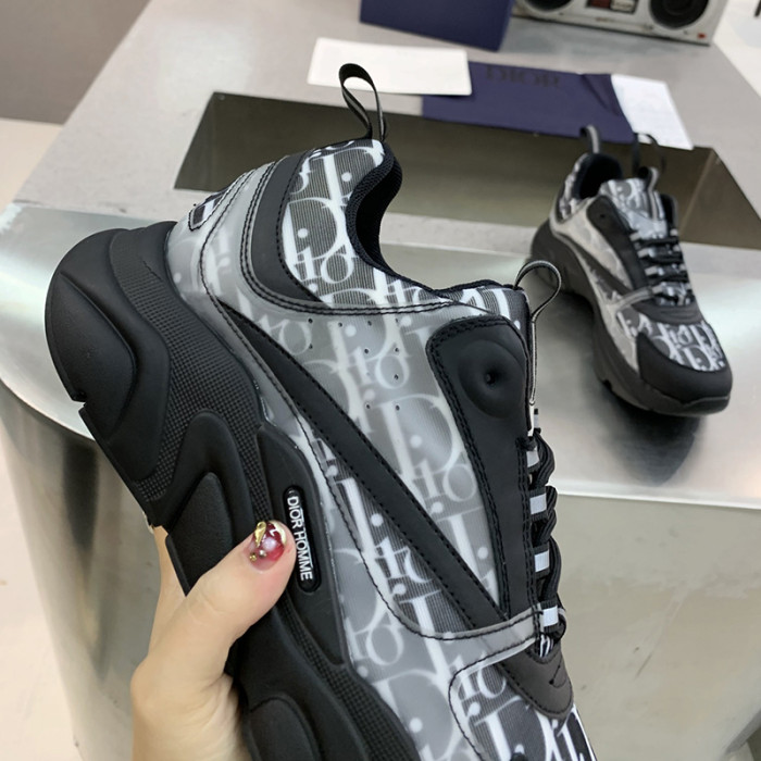 Dior Womens Shoes Sneakers Luxury Brand B22 Sneakers with Original Box Unisex Design