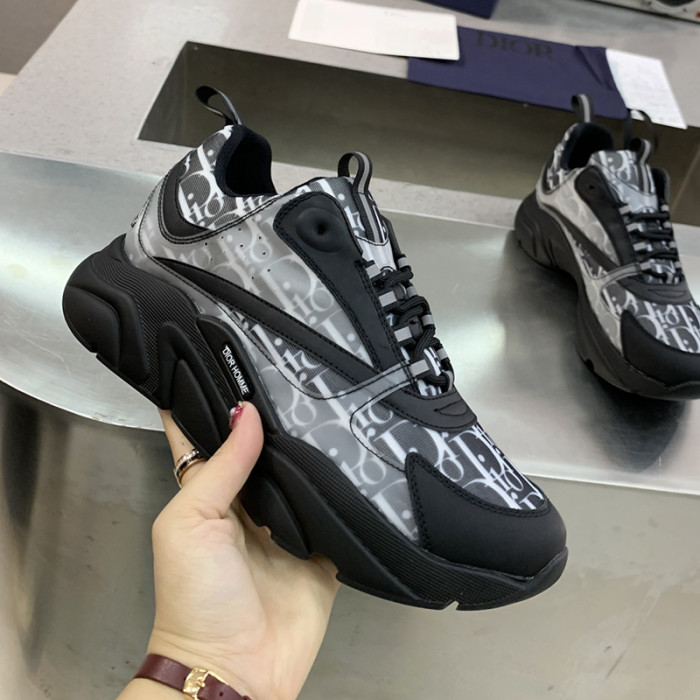 Dior Womens Shoes Sneakers Luxury Brand B22 Sneakers with Original Box Unisex Design