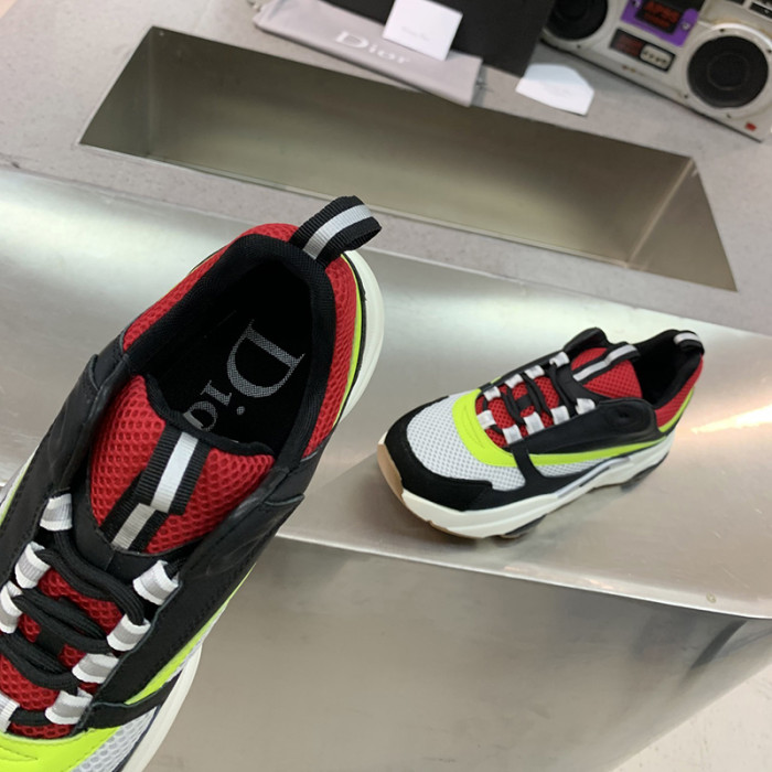 Dior Womens Shoes Sneakers Luxury Brand B22 Sneakers with Original Box Unisex Design