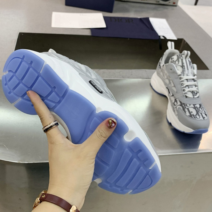 Dior Womens Shoes Sneakers Luxury Brand B22 Sneakers with Original Box Unisex Design