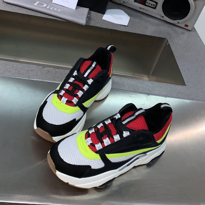 Dior Womens Shoes Sneakers Luxury Brand B22 Sneakers with Original Box Unisex Design
