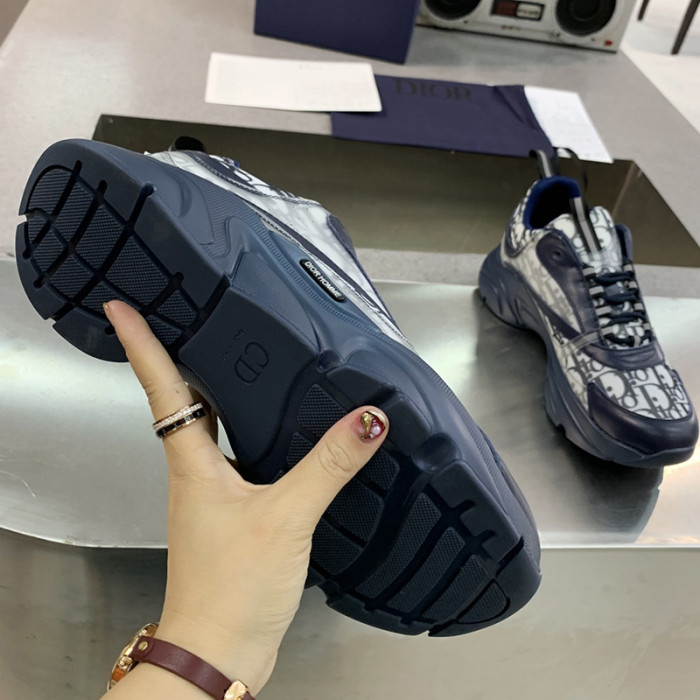 Dior Womens Shoes Sneakers Luxury Brand B22 Sneakers with Original Box Unisex Design