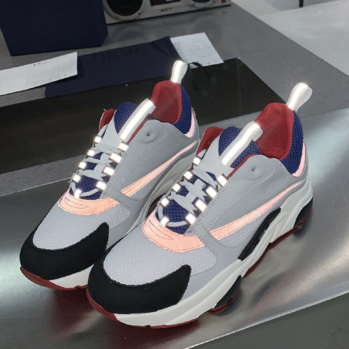 Dior Womens Shoes Sneakers Luxury Brand B22 Sneakers with Original Box Unisex Design