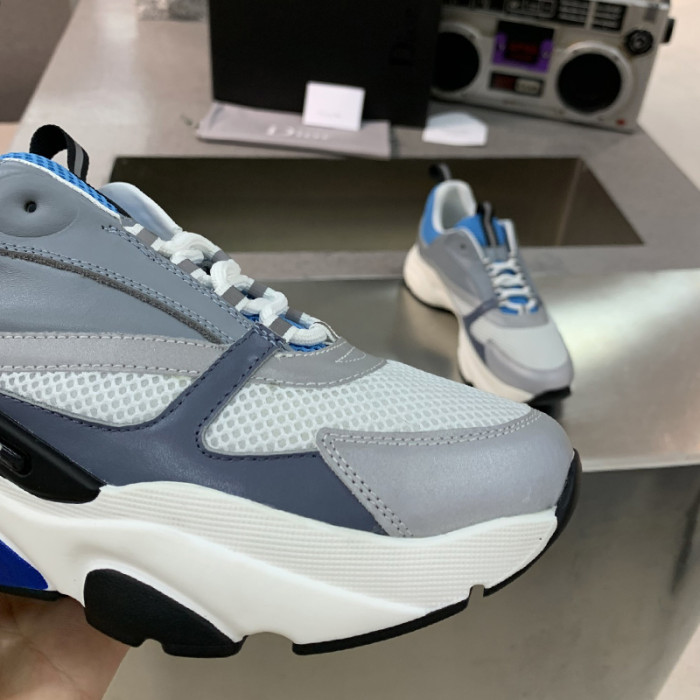 Dior Womens Shoes Sneakers Luxury Brand B22 Sneakers with Original Box Unisex Design