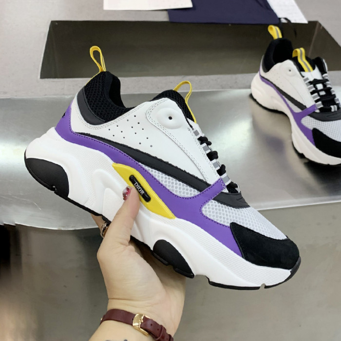 Dior Womens Shoes Sneakers Luxury Brand B22 Sneakers with Original Box Unisex Design