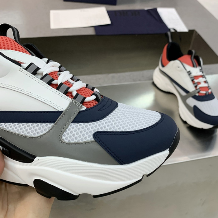 Dior Womens Shoes Sneakers Luxury Brand B22 Sneakers with Original Box Unisex Design