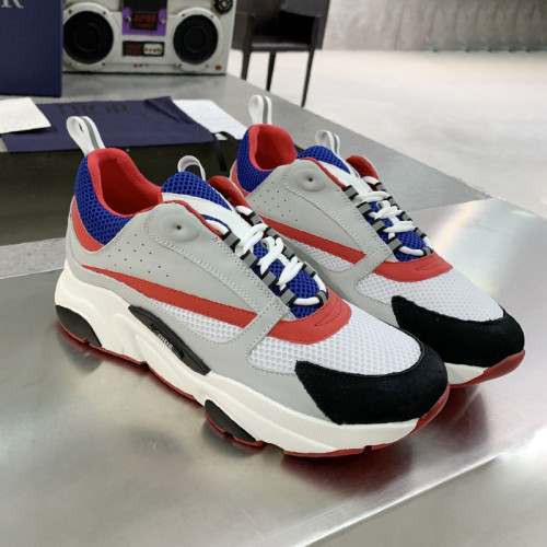Dior Womens Shoes Sneakers Luxury Brand B22 Sneakers with Original Box Unisex Design