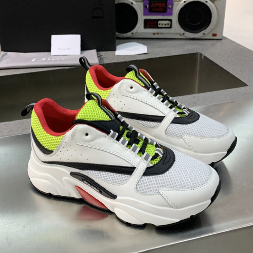 Dior Womens Shoes Sneakers Luxury Brand B22 Sneakers with Original Box Unisex Design