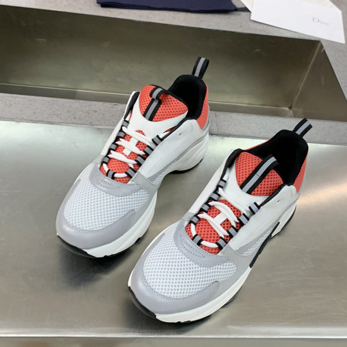 Dior Mens Shoes Sneakers Luxury Brand Breathable Design B22 SNEAKER with Original Box
