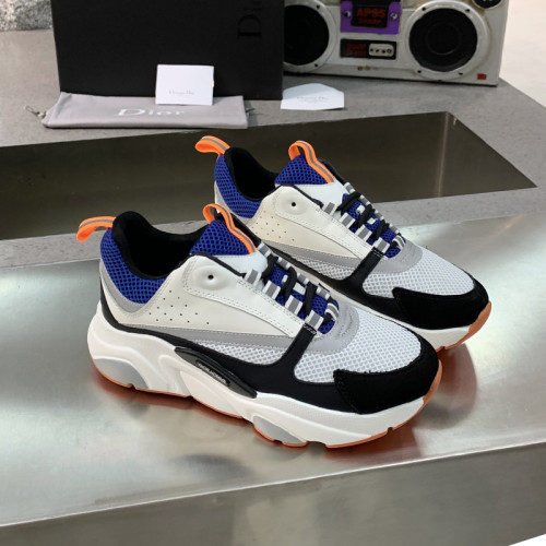 Dior Womens Shoes Sneakers Luxury Brand B22 Sneakers with Original Box Unisex Design