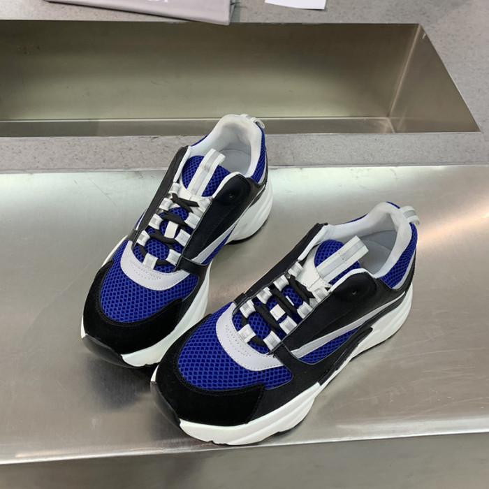 Dior Womens Shoes Sneakers Luxury Brand B22 Sneakers with Original Box Unisex Design