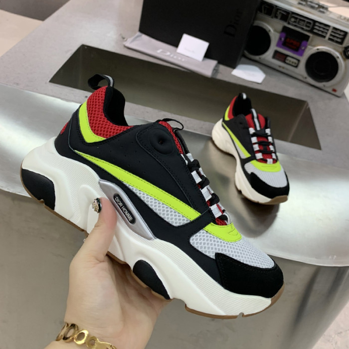 Dior Womens Shoes Sneakers Luxury Brand B22 Sneakers with Original Box Unisex Design