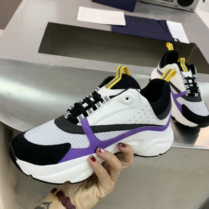 Dior Womens Shoes Sneakers Luxury Brand B22 Sneakers with Original Box Unisex Design
