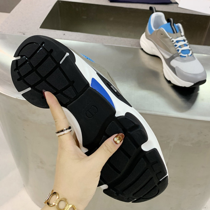 Dior Womens Shoes Sneakers Luxury Brand B22 Sneakers with Original Box Unisex Design