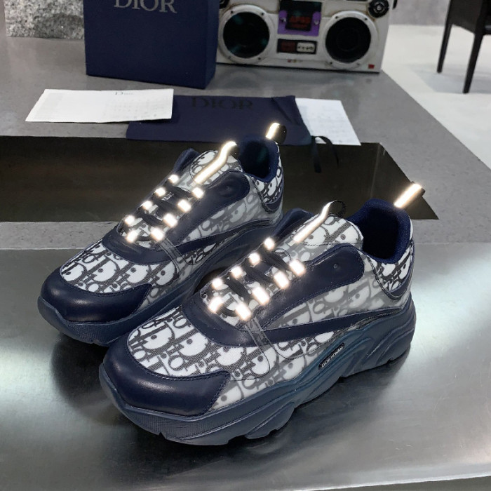 Dior Womens Shoes Sneakers Luxury Brand B22 Sneakers with Original Box Unisex Design