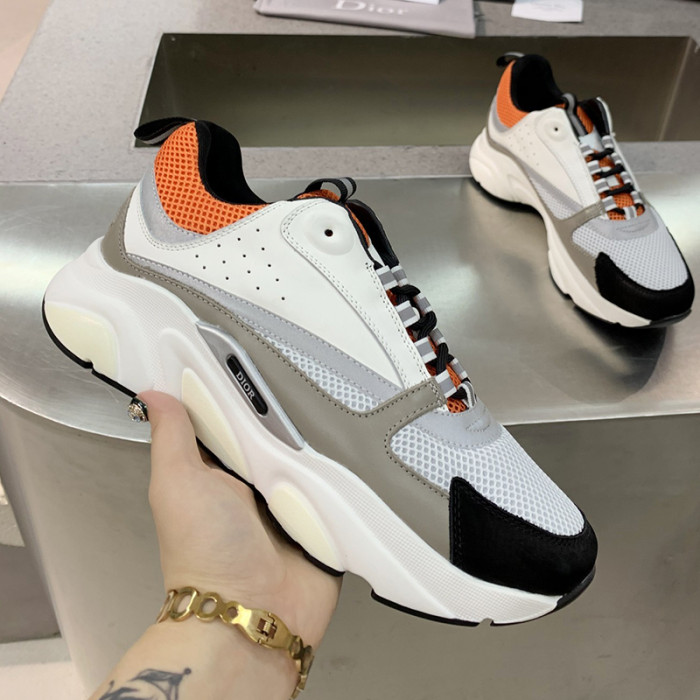 Dior Womens Shoes Sneakers Luxury Brand B22 Sneakers with Original Box Unisex Design