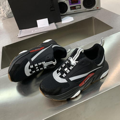 Dior Mens Shoes Sneakers Luxury Brand Breathable Design B22 SNEAKER with Original Box