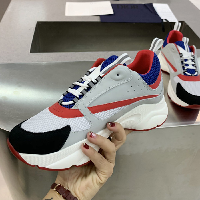 Dior Womens Shoes Sneakers Luxury Brand B22 Sneakers with Original Box Unisex Design