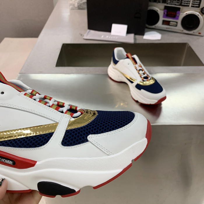 Dior Mens Shoes Sneakers Luxury Brand Breathable Design B22 SNEAKER with Original Box