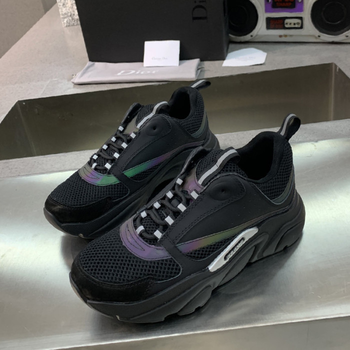 Dior Womens Shoes Sneakers Luxury Brand B22 Sneakers with Original Box Unisex Design