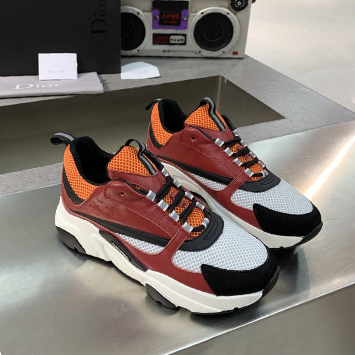 Dior Womens Shoes Sneakers Luxury Brand B22 Sneakers with Original Box Unisex Design