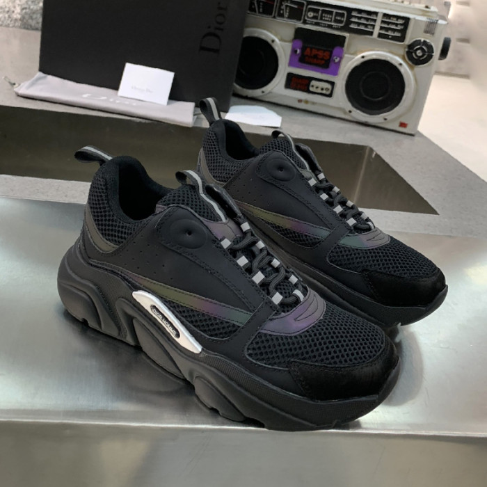 Dior Womens Shoes Sneakers Luxury Brand B22 Sneakers with Original Box Unisex Design