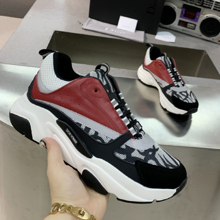 Dior Womens Shoes Sneakers Luxury Brand B22 Sneakers with Original Box Unisex Design