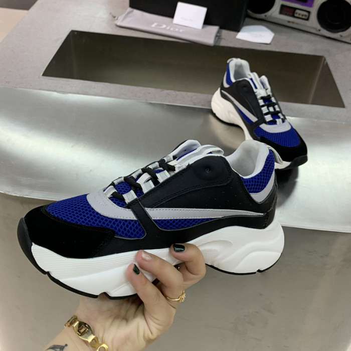 Dior Womens Shoes Sneakers Luxury Brand B22 Sneakers with Original Box Unisex Design
