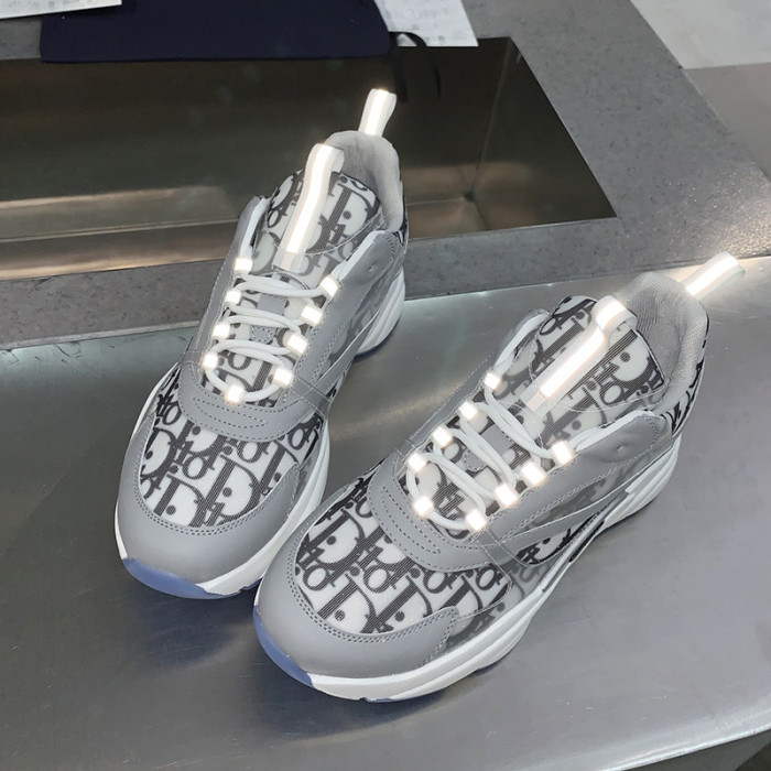 Dior Womens Shoes Sneakers Luxury Brand B22 Sneakers with Original Box Unisex Design
