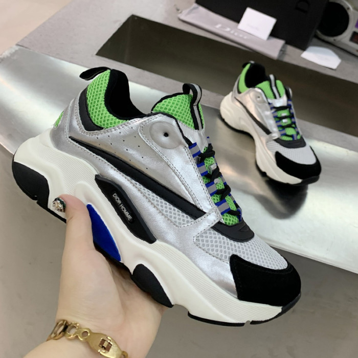 Dior Womens Shoes Sneakers Luxury Brand B22 Sneakers with Original Box Unisex Design