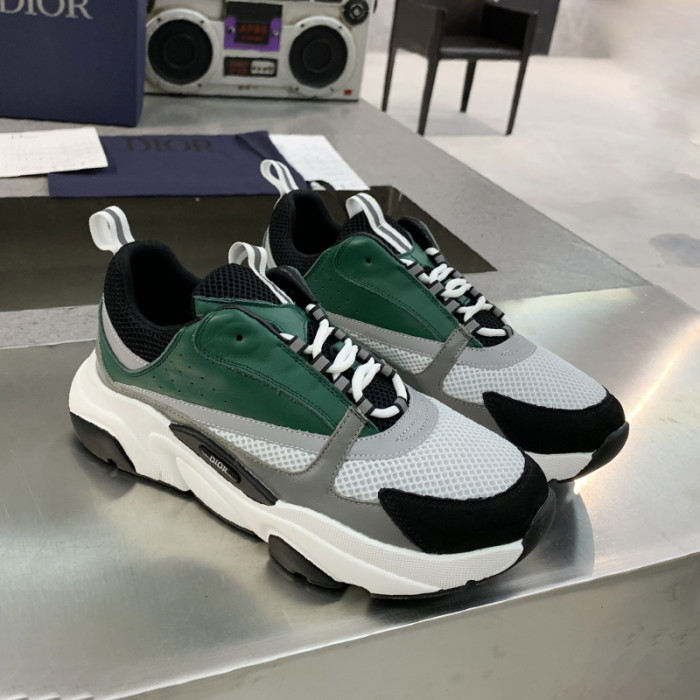 Dior Womens Shoes Sneakers Luxury Brand B22 Sneakers with Original Box Unisex Design