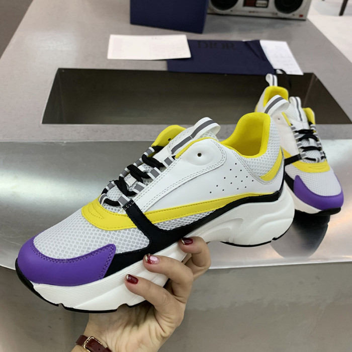 Dior Womens Shoes Sneakers Luxury Brand B22 Sneakers with Original Box Unisex Design
