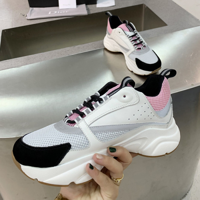 Dior Mens Shoes Sneakers Luxury Brand Breathable Design B22 SNEAKER with Original Box