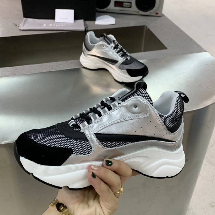 Dior Mens Shoes Sneakers Luxury Brand Breathable Design B22 SNEAKER with Original Box