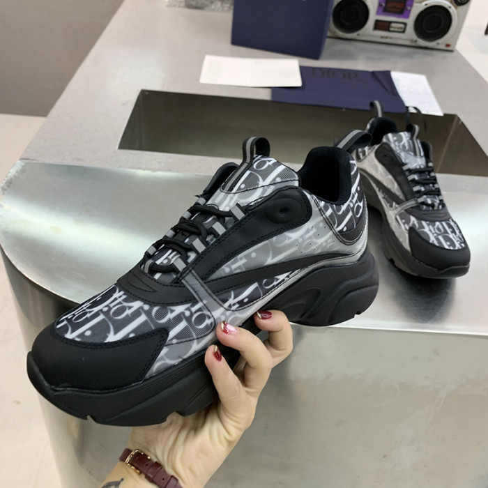 Dior Womens Shoes Sneakers Luxury Brand B22 Sneakers with Original Box Unisex Design
