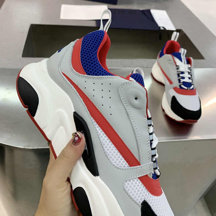 Dior Womens Shoes Sneakers Luxury Brand B22 Sneakers with Original Box Unisex Design