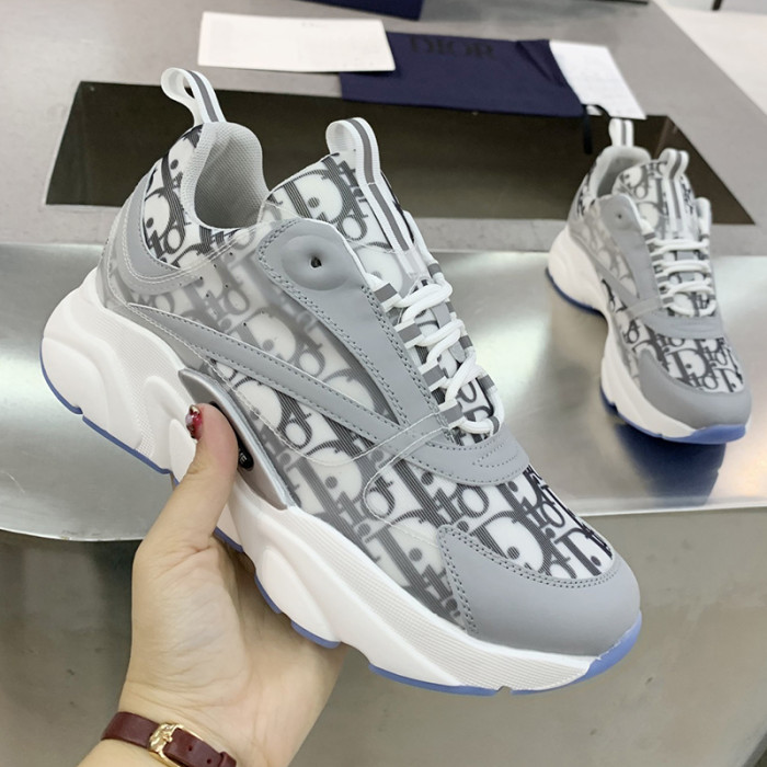 Dior Womens Shoes Sneakers Luxury Brand B22 Sneakers with Original Box Unisex Design