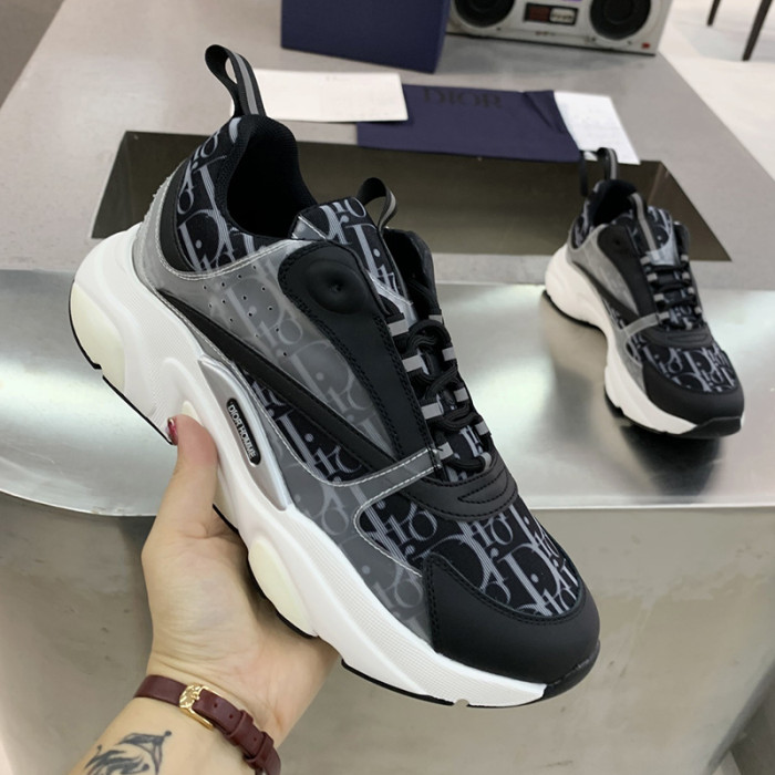 Dior Womens Shoes Sneakers Luxury Brand B22 Sneakers with Original Box Unisex Design