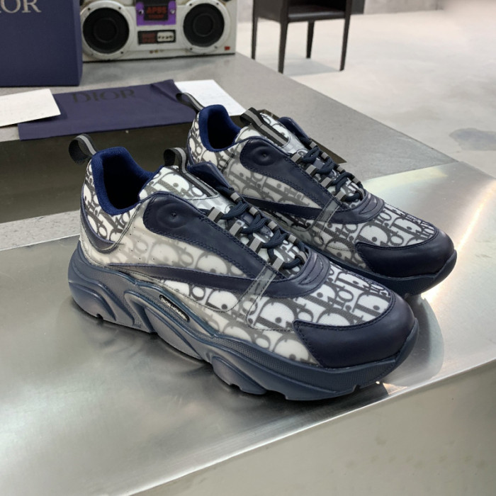 Dior Womens Shoes Sneakers Luxury Brand B22 Sneakers with Original Box Unisex Design