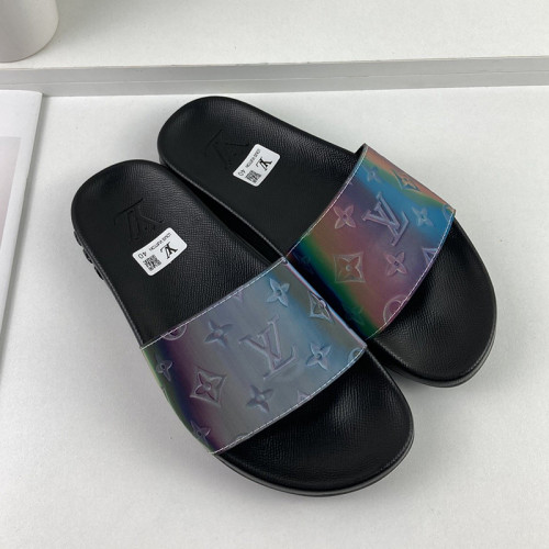 Louis Vuitton Men Shoes Slippers Sandals Flip Flop Luxury Brand WATERFRONT MULE with Original Box