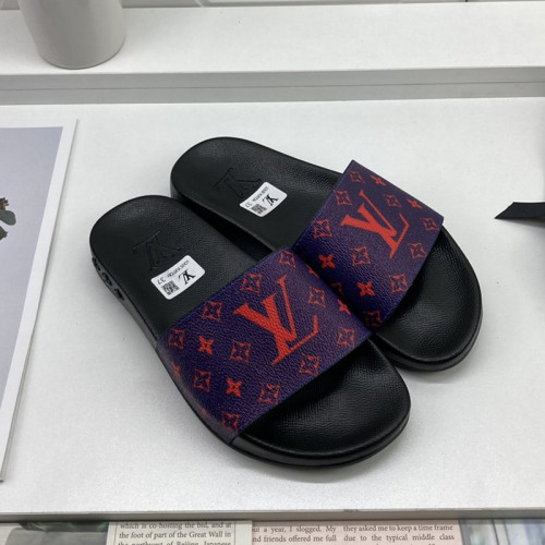 Louis Vuitton Men Shoes Slippers Sandals Flip Flop Luxury Brand WATERFRONT MULE with Original Box