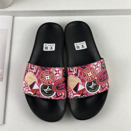 Louis Vuitton Men Shoes Slippers Sandals Flip Flop Luxury Brand WATERFRONT MULE with Original Box