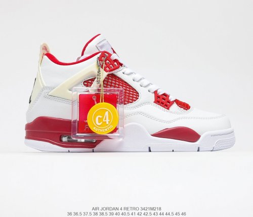 Air Jordan 4 Retro OG Sneakers Men Womens Shoes 3421M218