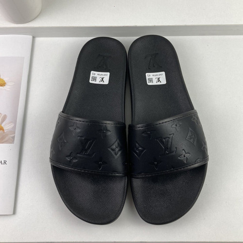 Louis Vuitton Men Shoes Slippers Sandals Flip Flop Luxury Brand WATERFRONT MULE with Original Box